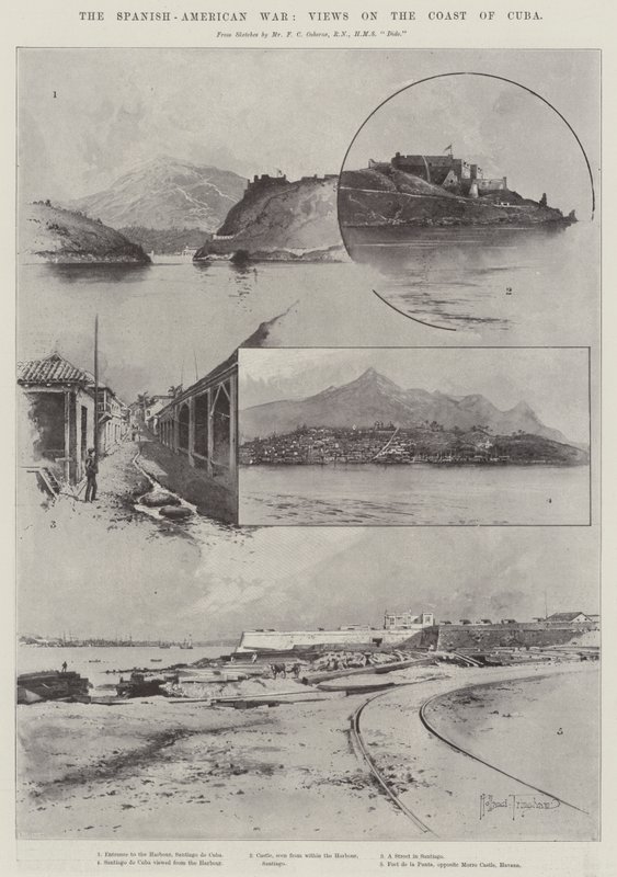 The Spanish-American War, Views on the Coast of Cuba by Joseph Holland Tringham