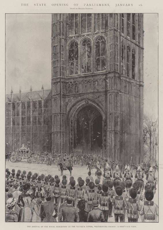 The State Opening of Parliament by Joseph Holland Tringham