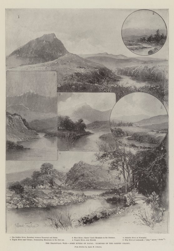 The Transvaal War, Some Rivers of Natal, Glimpses of the Garden Colony by Joseph Holland Tringham