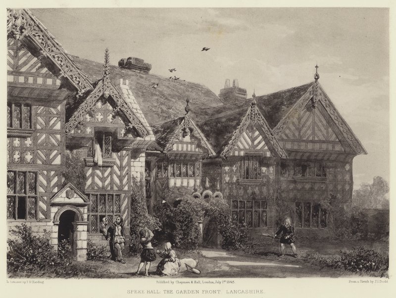 Speke Hall, The Garden Front, Lancashire by Joseph Josiah Dodd