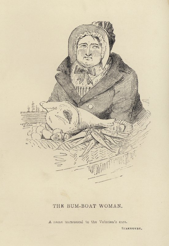 Kenny Meadows: The Bum-Boat Woman by Joseph Kenny (after) Meadows