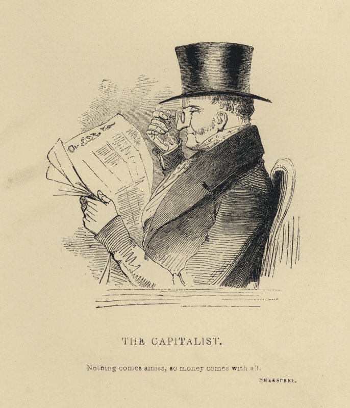 Kenny Meadows: The Capitalist by Joseph Kenny (after) Meadows