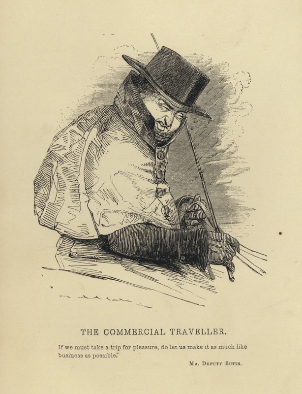 Kenny Meadows: The Commercial Traveller by Joseph Kenny (after) Meadows