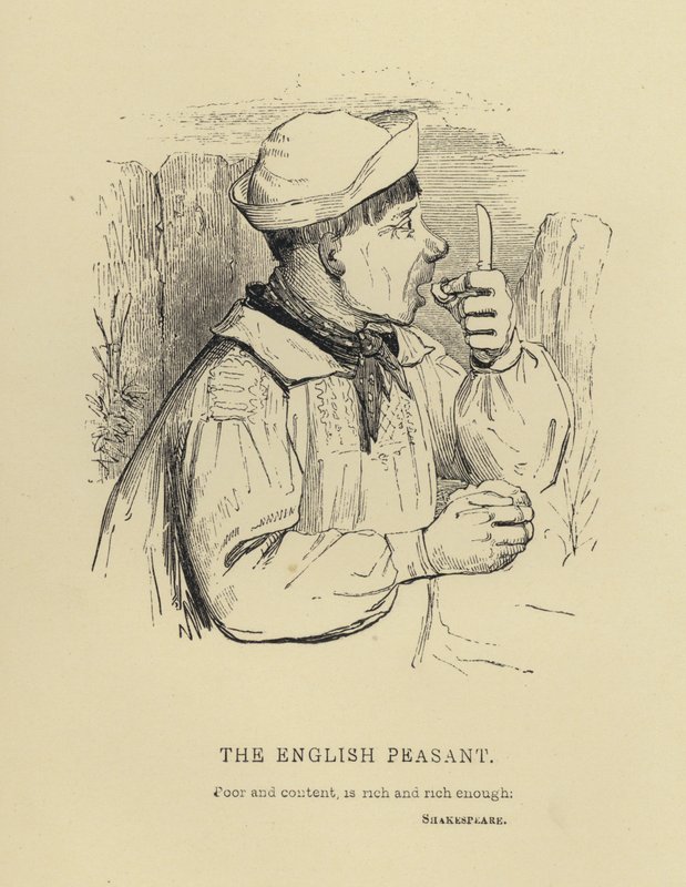 Kenny Meadows: The English Peasant by Joseph Kenny (after) Meadows