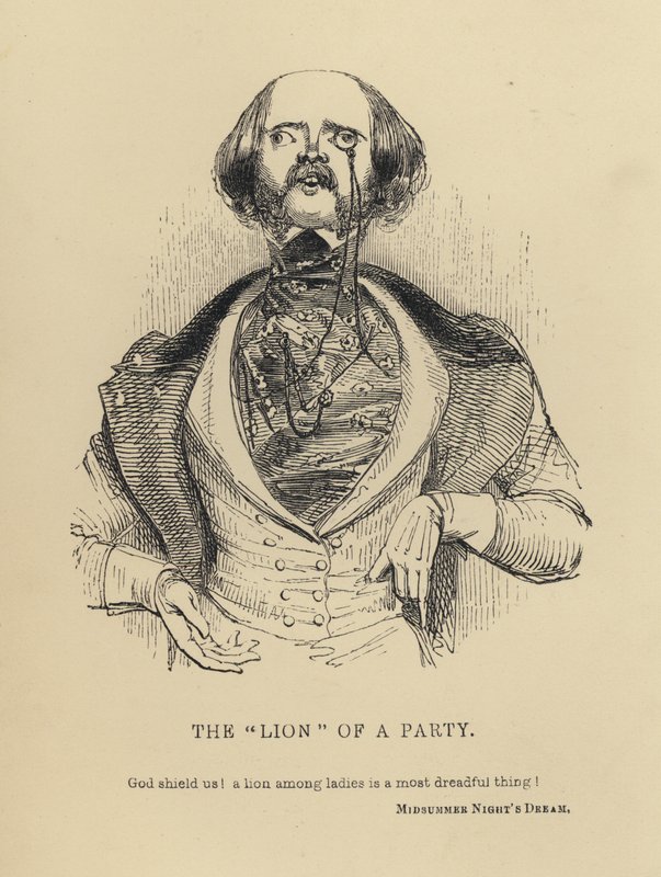 The "Lion" of a Party (engraving) by Joseph Kenny (after) Meadows