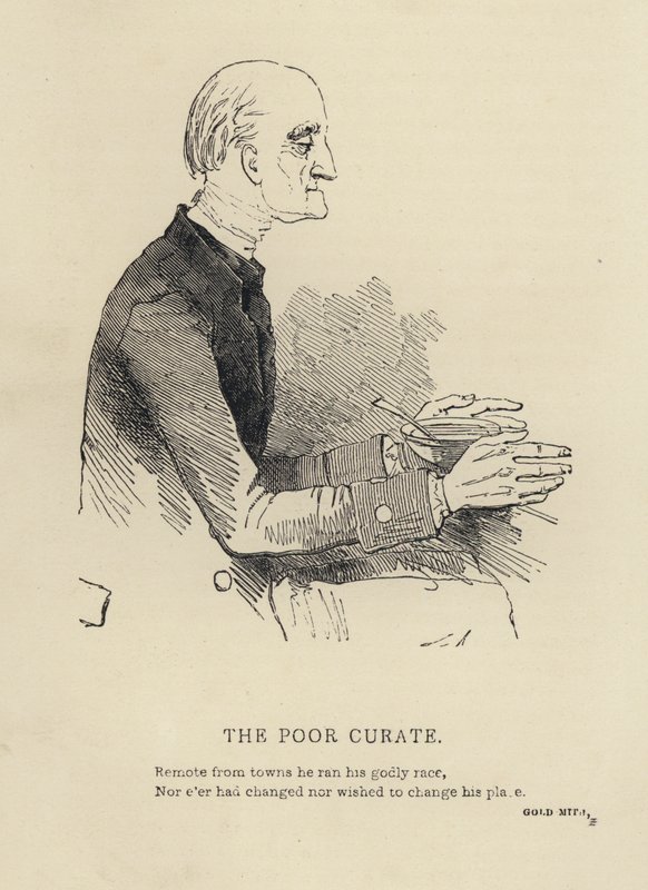 Kenny Meadows: The Poor Curate by Joseph Kenny (after) Meadows