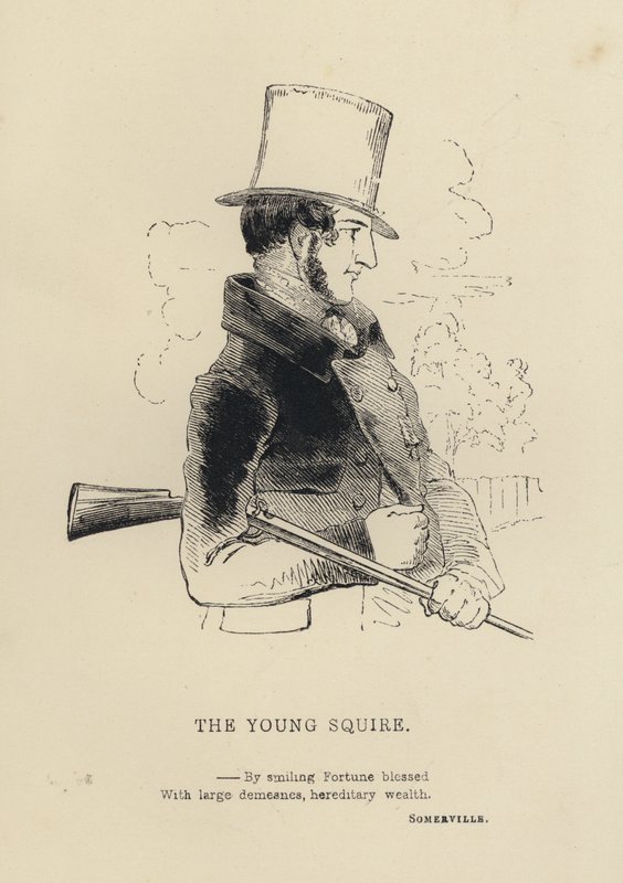 Kenny Meadows: The Young Squire by Joseph Kenny (after) Meadows
