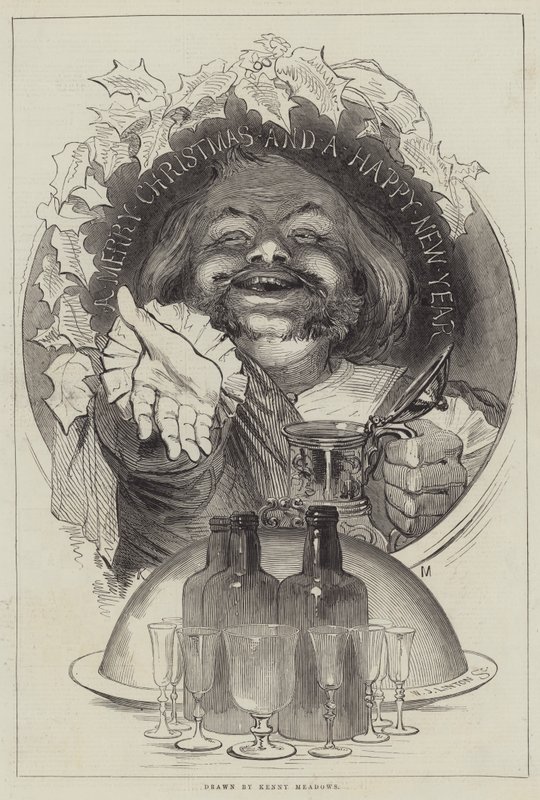 Mary Christmas and a Happy New Year by Joseph Kenny Meadows