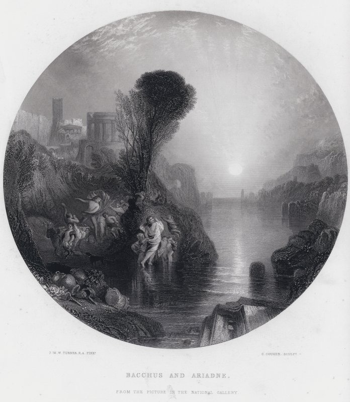 Bacchus and Ariadne by Joseph Mallord William (after) Turner