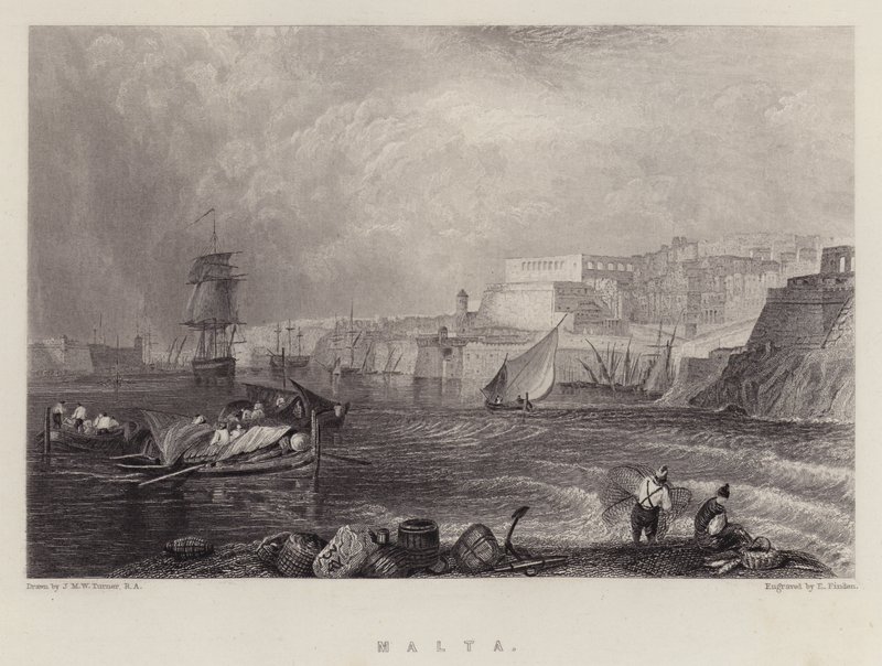 Malta by Joseph Mallord William (after) Turner
