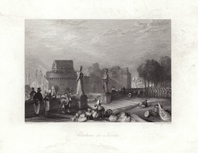 Chateau de Nantes by Joseph Mallord William Turner