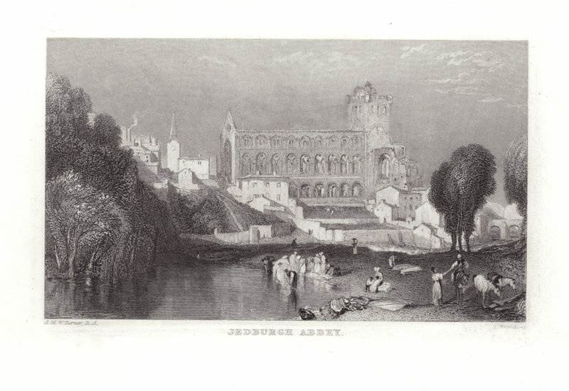 Jedburgh Abbey by Joseph Mallord William Turner