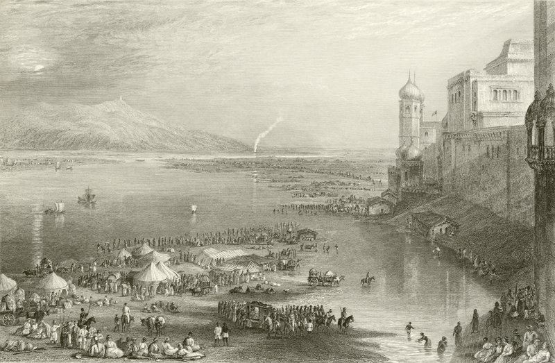 Pilgrims at the Sacred Fair of Hurdwar by Joseph Mallord William Turner