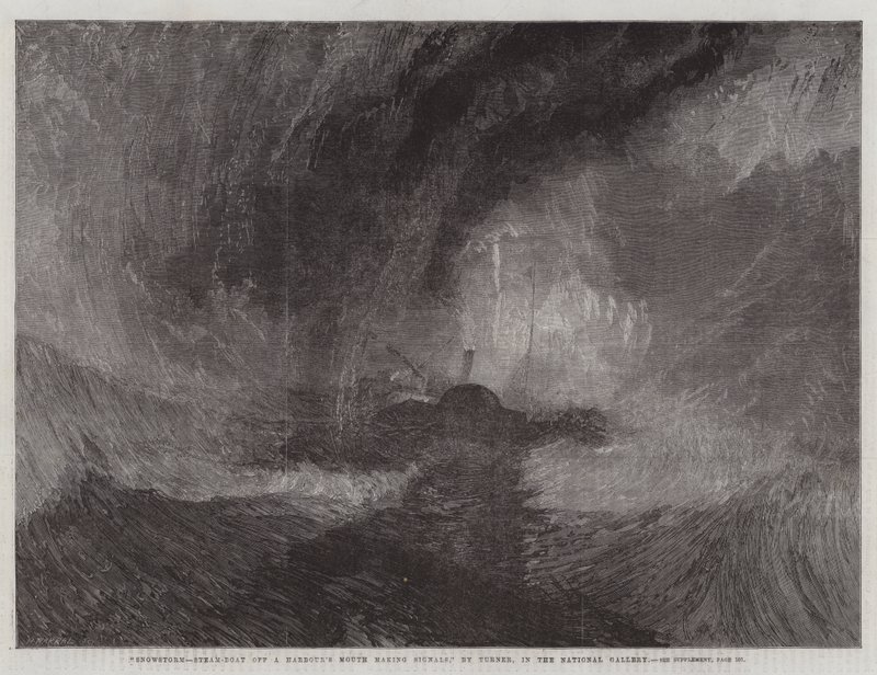 Snowstorm, Steam-Boat off a Harbour