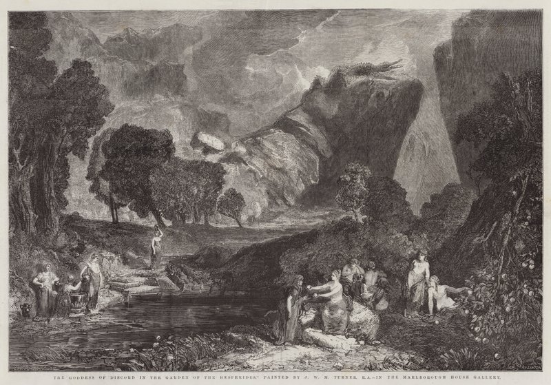 The Goddess of Discord in the Garden of the Hesperides, in the Marlborough House Gallery by Joseph Mallord William Turner