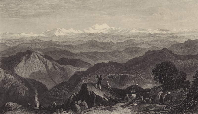Snowy range, from Tyne or Marma by after Joseph Mallord William Turner