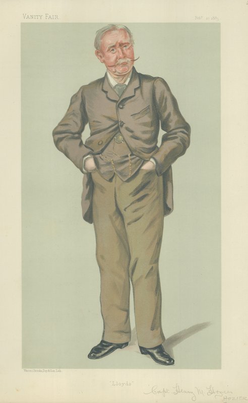 Captain Henry Montague Hozier by Joseph Middleton Jopling