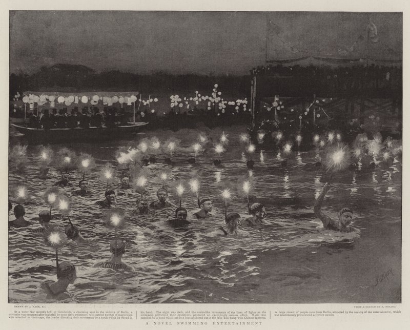 A Novel Swimming Entertainment by Joseph Nash