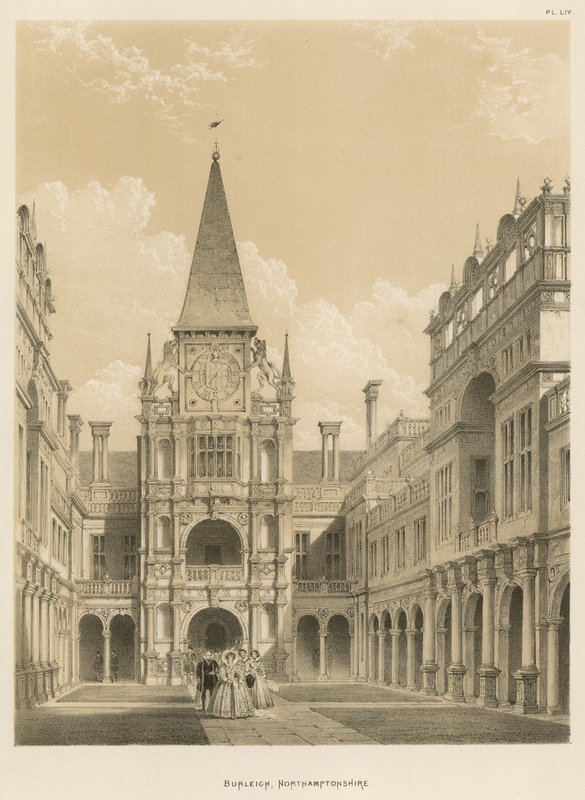Burleigh, Northamptonshire by Joseph Nash