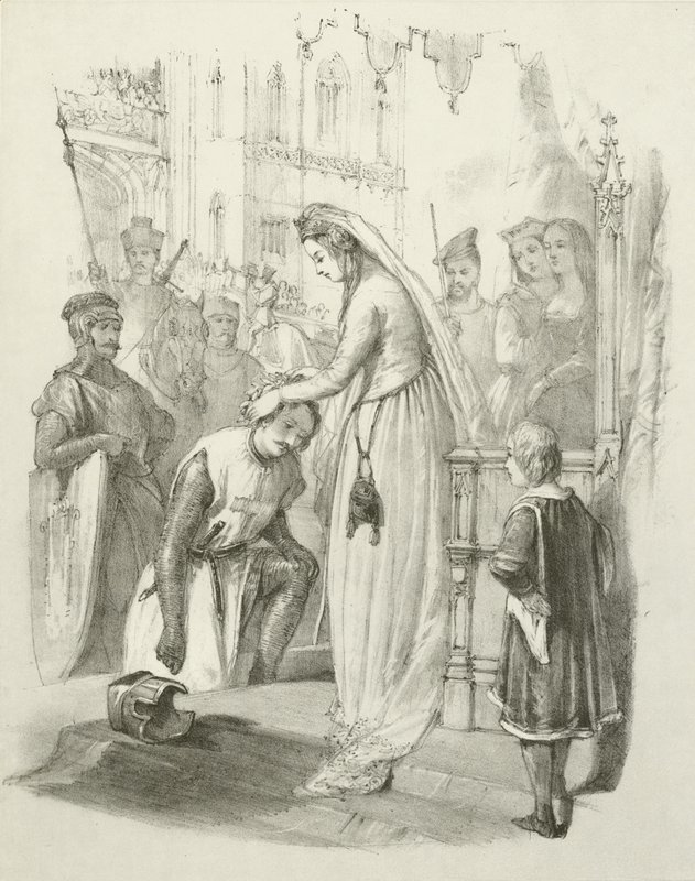 The Chaplet of Honour by Joseph Nash