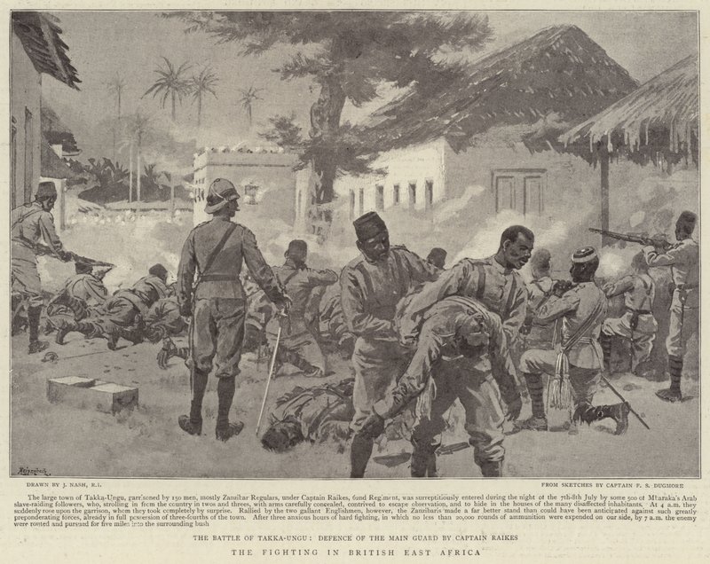 The Fighting in British East Africa by Joseph Nash