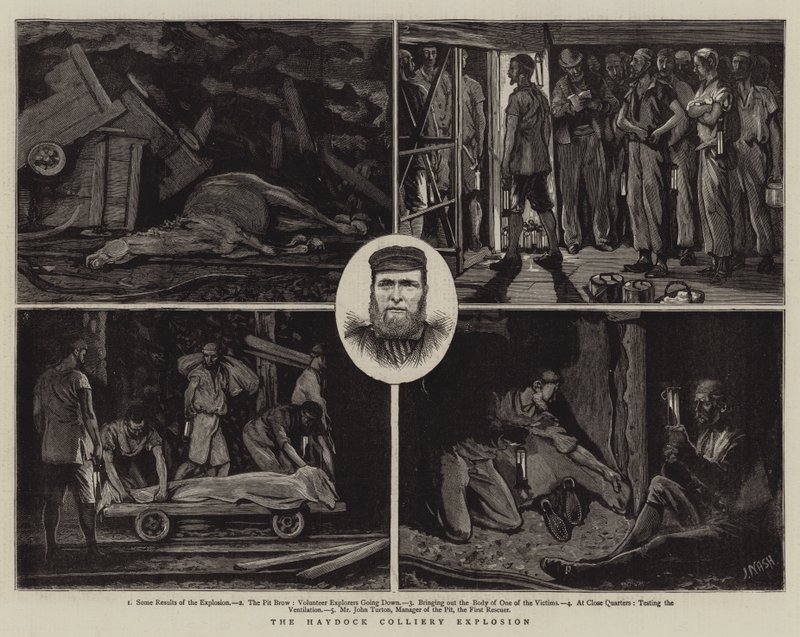 The Haydock Colliery Explosion by Joseph Nash