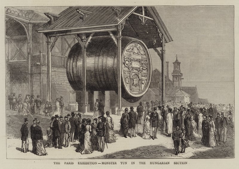 The Paris Exhibition, Monster Tun in the Hungarian Section by Joseph Nash