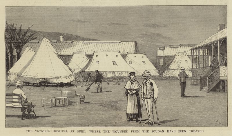 The Victoria Hospital at Suez, Where the Wounded from the Soudan Have Been Treated by Joseph Nash