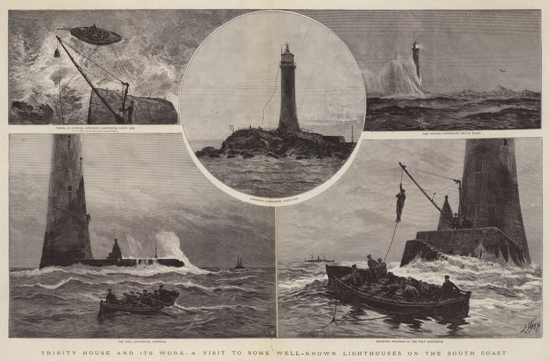 Trinity House and its Work, a Visit to some Well-Known Lighthouses on the South Coast by Joseph Nash