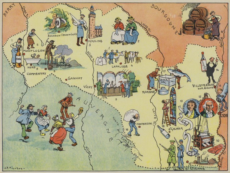 Bourbonnais-Lyonnais by Joseph Porphyre Pinchon