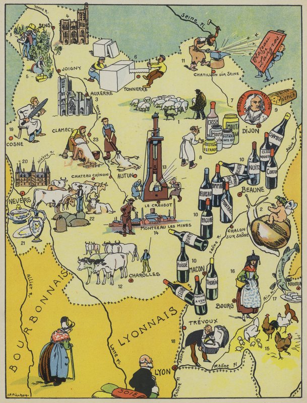 Bourgogne-Nivernais by Joseph Porphyre Pinchon