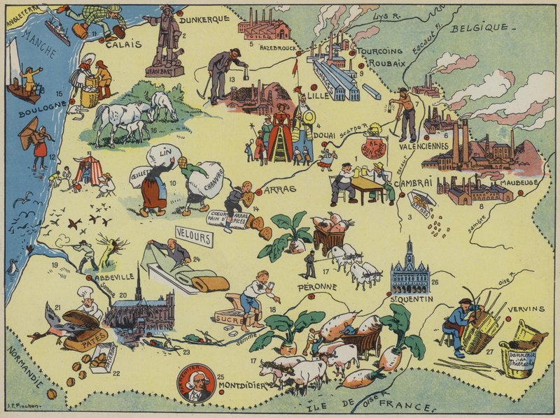 Flandre, Artois, Picardie by Joseph Porphyre Pinchon