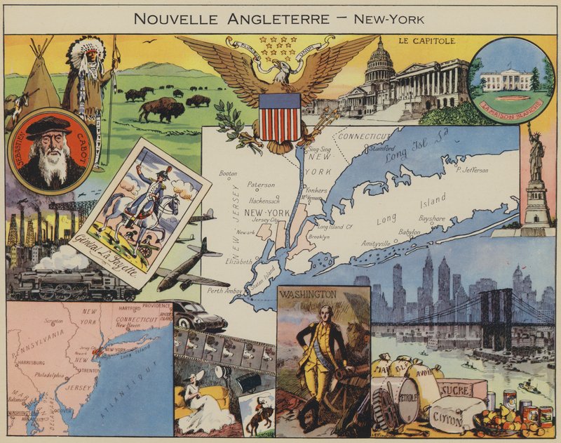 Nouvelle Angleterre, New-York by Joseph Porphyre Pinchon
