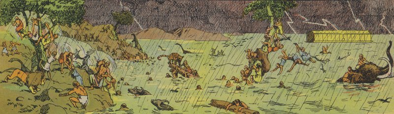 The Deluge by Joseph Porphyre Pinchon