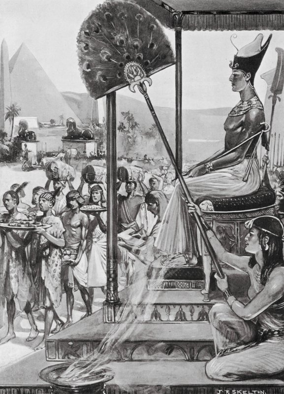 Bringing Tribute to Rameses II, XIXth Dynasty by Joseph Ratcliffe (after) Skelton