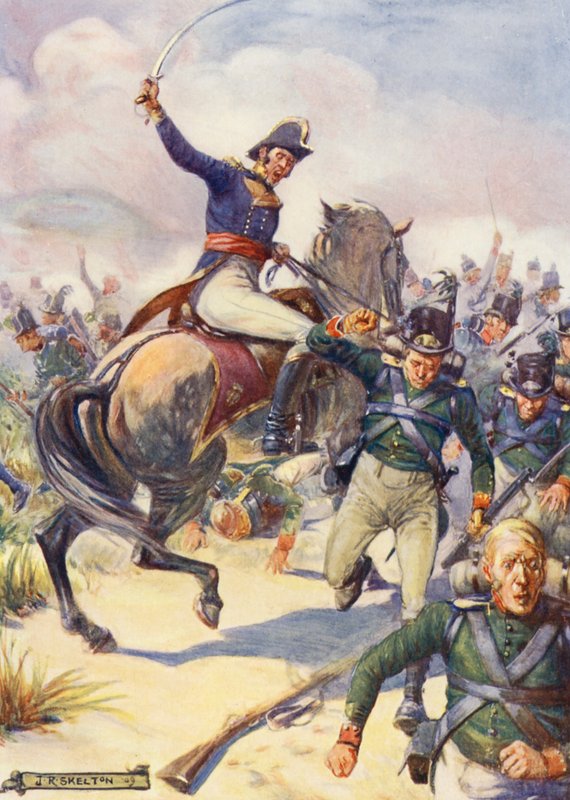 General Janssens at the Battle of Blaauwberg by Joseph Ratcliffe (after) Skelton