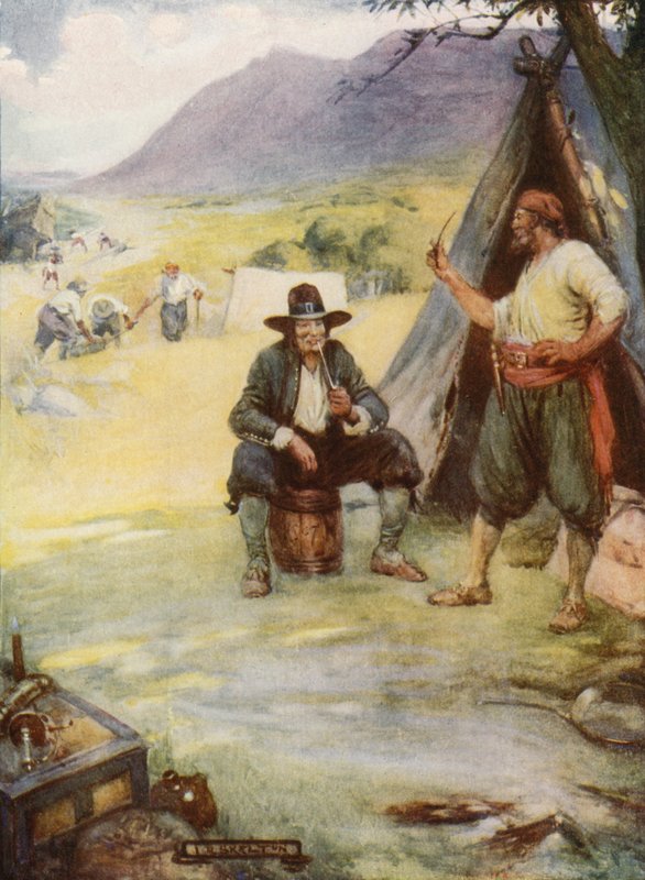 Where now the great city of Cape Town stands, they set up their tents and huts by Joseph Ratcliffe (after) Skelton