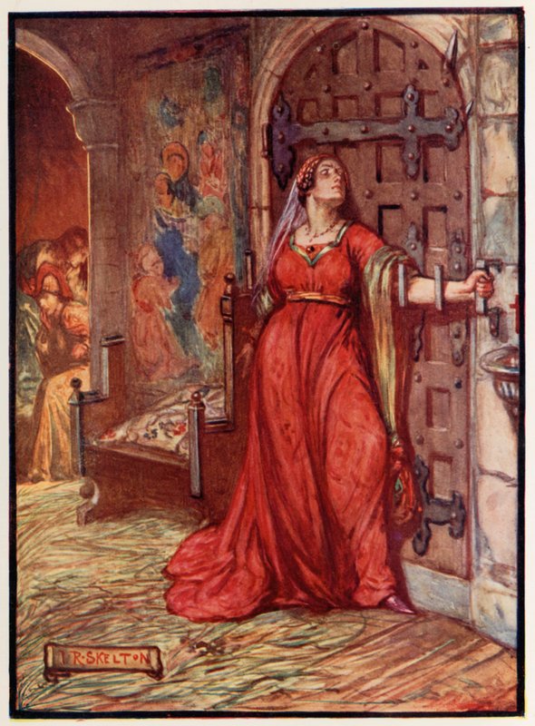 Catherine Douglas Barring the Door by Joseph Ratcliffe Skelton