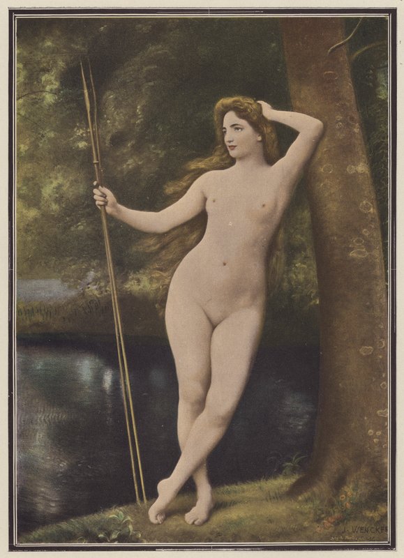 A Hunting Nymph by Joseph Wencker
