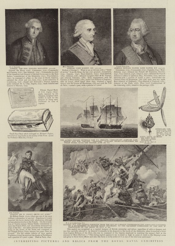 Interesting Pictures and Relics from the Royal Naval Exhibition by Joshua Reynolds