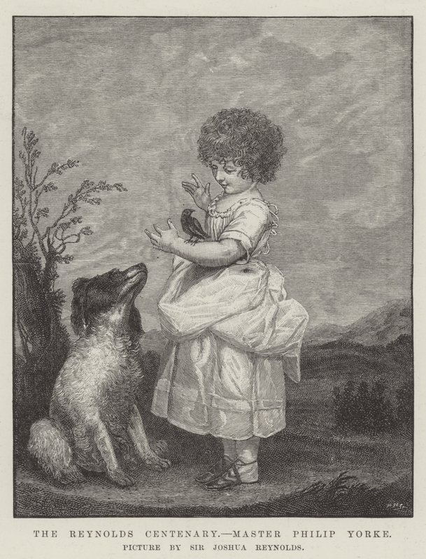 The Reynolds Centenary, Master Philip Yorke by Joshua Reynolds