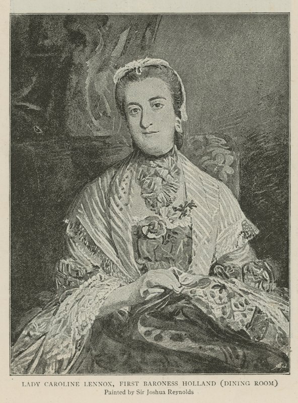 Lady Caroline Lennox, First Baroness Holland by Joshua Reynolds