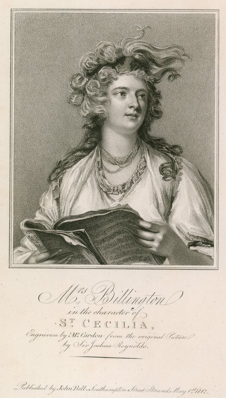 Mrs Billington in the character of St Cecilia by Joshua Reynolds