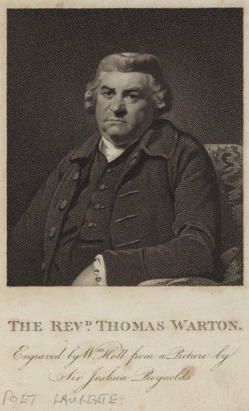Portrait of Thomas Warton by Joshua Reynolds