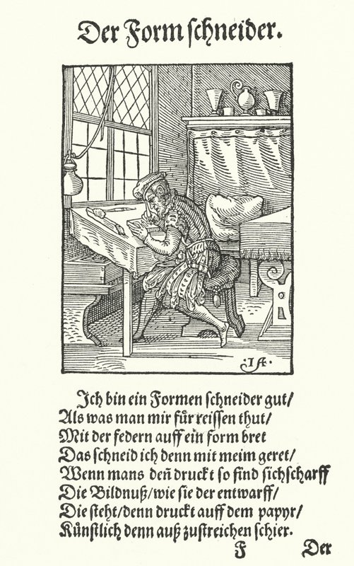 The Engraver by Jost (after) Amman