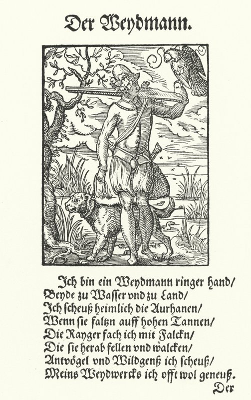 The Huntsman by Jost (after) Amman