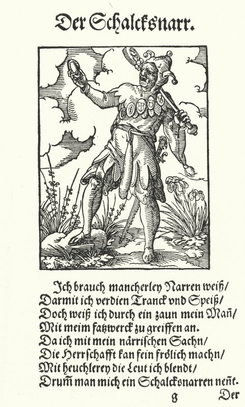 The Jester by Jost (after) Amman