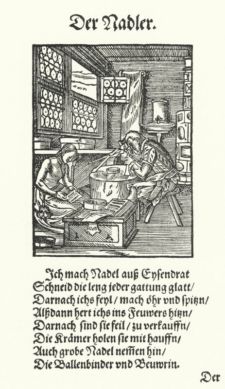 The Needle Maker by Jost (after) Amman