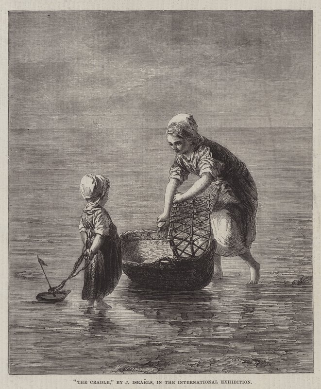The Cradle, in the International Exhibition by Jozef Israëls