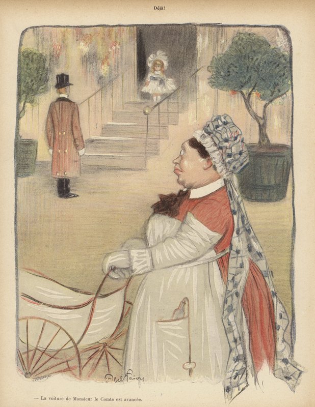 Already!: Little Girl Answering the Door by Jules Abel Faivre